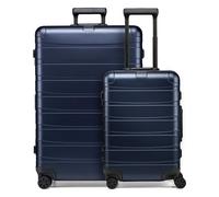 Redolz Set di valigie in alluminio a 4 ruote Pro S+L blu