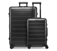 Redolz Set di valigie in alluminio a 4 ruote Pro S+L nero