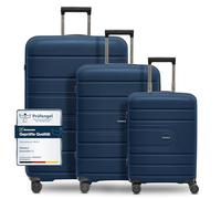 Redolz Essentials 11 3-SET 4 ruote Set di valigie 3 pezzi dark blue (RD12371-2-02)