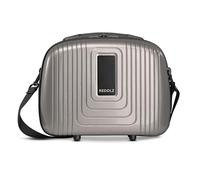 REDOLZ Stammartikel Essentials 14, Caffè grigio metallizzato, Beauty Case (34 cm), Custodia di bellezza con funzione plug-in