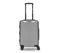REDOLZ Trolley Essentials 18 4 ruote 55 cm con piega di espansione color argento