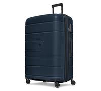 REDOLZ Essentials 11 + BC, Blu notte, Koffer L+ (76 cm) erweiterbar, Trolley rigido con ruote girevoli