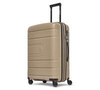 REDOLZ Essentials 11 + BC, beige., Koffer M+ (66 cm) erweiterbar, Trolley rigido con ruote girevoli