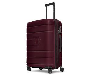REDOLZ valigia media 66 cm rigida espandibile TSA 4 ruote bagaglio da stiva Essentials 11+