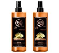 Redone Aftershave Natural Spray Barber Cologne Amber 2 x 400 ml | Profumo di lunga durata | Prodotto di cura premium per uomini | 2 pezzi