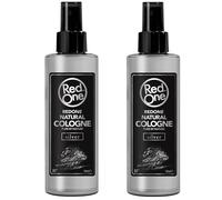 Redone Aftershave Natural Spray Barber Cologne Silver 2 x 150 ml | Profumo di lunga durata | Prodotto di cura premium per uomini | 2 pezzi