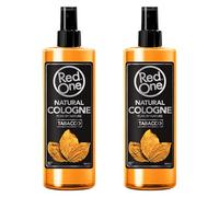 Redone Aftershave Natural Spray Barber Cologne Tabacco 2 x 400 ml | Profumo di lunga durata | Prodotto di cura premium per uomini | 2 pezzi