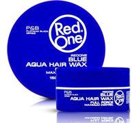 RedOne Cera acquatica per capelli blu, 150 ml, ultra tenuta, cera per capelli per uomini e donne, gomma da masticare profumata, massimo controllo