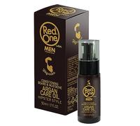 RedOne Beard & Mustache Argan Care Oil - Olio Barba Uomo 50 ml a rapido assorbimento e anti-crespo | Olio di Argan per ammorbidire e idratare la barba | Beard oil