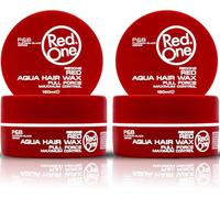 _RedOne_Cera (Set da 2 Pezzi) Acquatica per Capelli Rossa, 150 ml, Profumo di Fragola, Massimo Controllo