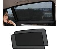 REDOVO Tendine Parasole Auto, per Citroen C5 AIRCROSS 2017-2023 su Misura Contro Protezione Raggi UV Intimità Pieghevole Portabile Decorare,2 Rear Window
