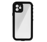 Cover iPhone 12 Waterproof 2m con vetrino Redpepper Nero