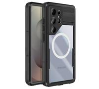 Redpepper Custodia Integrale Impermeabile MagSafe per Samsung S25 Ultra, Trasparente