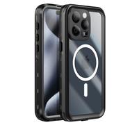 Redpepper, Custodia Integrale per iPhone 15 Pro Impermeabile Compatibile