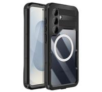 Redpepper Custodia Integrale per Samsung S25 Plus Impermeabile MagSafe, Trasparente