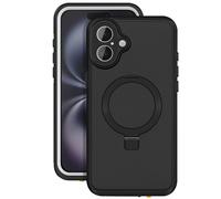 Redpepper Custodia per iPhone 16 MagSafe Integrale Impermeabile IP68, Nero