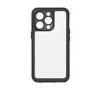 REDPEPPER Full body rugged COVER per Apple iPhone 15 Pro Max, Nero trasparente