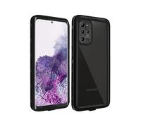 Cover Samsung Galaxy S20 Plus bimateria Waterproof 2m con vetrino Redpepper Nero