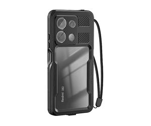 REDPEPPER Protettiva REDPN13X Cover per Xiaomi Redmi Note 13 5G, Nero