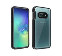 Cover per Galaxy S10e bimateria Waterproof 2m con vetrino Redpepper Nero