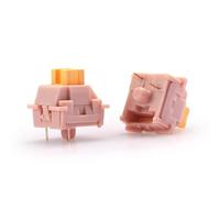Redragon A113 Bullet-QL (24 interruttori meccanici lineari morbidi), equivalente rosso, piastra a 3 poli montata, hot swappable - 50 milioni di clic | (24 interruttori + keycap +