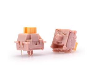 Redragon A113 Bullet-QL (24 interruttori meccanici lineari morbidi), equivalente rosso, piastra a 3 poli montata, hot swappable - 50 milioni di clic | (24 interruttori + keycap +