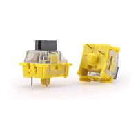 Redragon A113 Bullet-S (24 interruttori meccanici lineari morbidi) - Piastra a 3 poli montata - Cherry MX Silver equivalente - sostituibile a caldo - 50 milioni di clic | (24 interruttori + keycap +