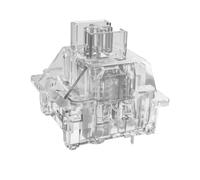 Redragon A113 HP2 Panda Crystal - Interruttori tattili lubrificati trasparenti per tastiera fai da te, 3 pin 60gf RGB MX compatibili con estrattore (38 pezzi)