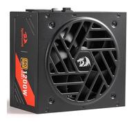 Redragon Alimentatore RGMS-1200W PRO 80+ Gold da 1200 Watt con condensatori ATX 3.1 e PCIe 5.1 completamente modulari, compatto formato 150 mm, ventola intelligente ECO silenziosa, 100% giapponesi,