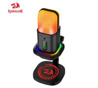 REDRAGON ECHOWAVE GM305 USB RGB Gaming PC Streaming Microfono Per Computer Portatile Cardioide Condensatore Registrazione Desktop Mic Mute