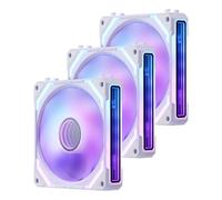 Redragon GCF012 - Ventola inversa per case PC, 120 mm, connessione a margherita, illuminazione ARGB 5 V 3 pin, PWM a 4 pin, per raffreddamento del radiatore/case del computer, 120 x 120 x 25 mm