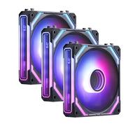Redragon GCF012 - Ventola standard per case PC, 120 mm, connessione a margherita, illuminazione ARGB 5 V 3 pin, PWM a 4 pin, per raffreddamento del radiatore/case del computer, 120 x 120 x 25 mm