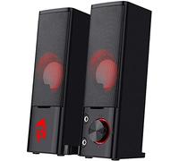 Redragon GS550 ORPHEUS PC Gaming Speakers, 2.0 canali Stereo Desktop Computer Sound Bar con dimensioni compatte manovrabili, Jack per cuffie, bassi di qualità e decente retroilluminazione rossa