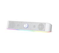 Redragon GS560 Soundbar Desktop RGB, altoparlante per Computer a 2.0 canali con Audio RGB dinamico Colore rosa
