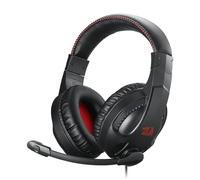 Redragon H211 Cronus - Cuffie da gioco con cavo, suono stereo surround, microfono con cancellazione del rumore, retroilluminazione RGB dinamica, driver da 40 mm, cuffie over-ear compatibili con