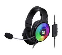 Redragon H350 RGB Cuffie Gioco Cablato 50mm Microfono Staccabile | cuffie gioco cablate RGB retroilluminazione stereo surround driver 50mm microfono staccabile over-ear PC PS4 NS