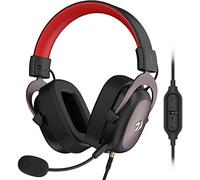 Redragon H510 Zeus Cuffie da gioco cablate - Suono surround 7.1 - Cuffie in memory foam - Driver 53MM - Microfono rimovibile - Cuffie multipiattaforma - Funziona con PC / PS4