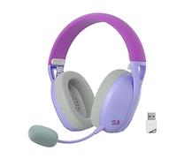 Redragon H848 Bluetooth Wireless Gaming Headset - Leggero - 7.1 Surround Sound - 40 mm driver - Microfono rimovibile - Piattaforme multiple per PC, PS5/4/3, Switch, Telefono cellulare viola
