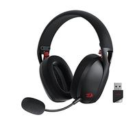 Redragon H848 BT Cuffie da gioco wireless - Leggere - Audio surround 7.1 - Driver da 40 mm - Microfono staccabile - Piattaforme multiple per PC, PS5/4/3, Switch, dispositivi mobili