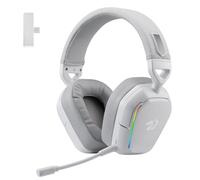 Redragon H868 Cuffie da gioco wireless RGB a 3 modalità, suono surround 7.1, driver da 40 mm, cuscinetti auricolari in schiuma di pelle, microfono con cancellazione del rumore, cuffie over-ear