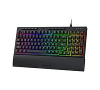 Redragon K515 Shiva RGB Membrane Gaming Tastiera a 98 tasti Sensazione meccanica Tastiera con interruttore lineare, tasti macro e multimediali On-board, poggiapolsi rimovibile, software supportato