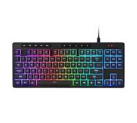 Redragon K516 Shiva TKL Wired RGB Membrana Gaming Keyboard, 87 tasti tastiera meccanica con interruttore lineare liscio, macro a bordo e tasti multimediali dedicati, retroilluminazione RGB 16.8M,