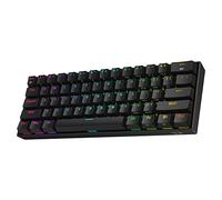 Redragon K530 Draconic Tastiera RGB meccanica compatta al 60% Design TKL 5.0, da gioco, BT con interruttori marroni e 16,8 milioni di RGB per PC, laptop, telefono cellulare, US LAYOUT
