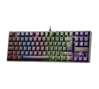 Redragon K552 Mechanische Gaming Tastatur 60% Mini TKL Keyboard mit Rote Schalter 87 Tasten für PC Gaming (RGB Beleuchtet - DE QWERTZ)