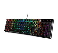 Redragon K556 RGB retroilluminato a LED cablato 104 tasti Schiume fonoassorbenti hot-swap Tastiera da gioco meccanica