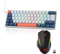Redragon K617 Fizz 60% Wired RGB Tastiera Gaming M810 Pro - Mouse da gioco wireless bundle