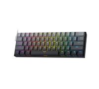 Redragon K617 tastiera da gioco a grilletto rapido, 60% 61 tasti cablati meccanici 8K Hz Polling Grey