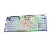 Redragon K621 Horus TKL Tastiera meccanica wireless RGB a basso profilo cablata 80% interruttori Bluetooth ultrasottili rosso/marrone/blu Black