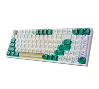 Redragon K643WGC 90% tastiera meccanica da gioco, retroilluminazione RGB e macro personalizzabile con pad numeri, 94 tasti sostituibili a caldo USB-C cablato/Bluetooth/2.4G tastiera