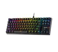 Redragon K660 (K556 TKL) Tastiera da Gioco RGB con cavo, 80% Tastiera meccanica a 87 Tasti e Base in Alluminio, Scambio a Caldo Migliorato, Interruttore Rosso lineare Silenzioso, US Layout